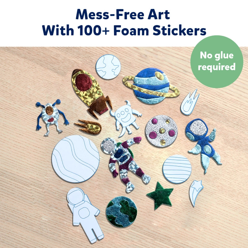 Foil Fun: Up in Space |  No Mess Art Kit (ages 4-9)