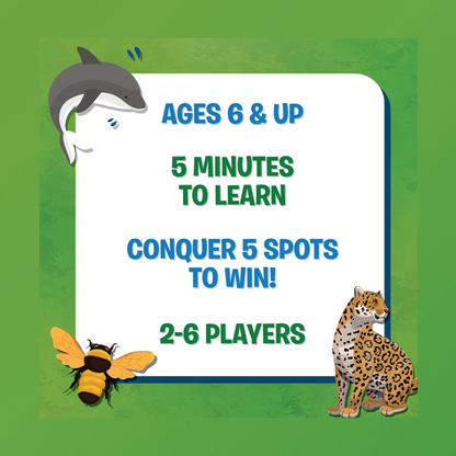 Guess in 10: World Of Animals Board Game | Trivia game (ages 6+)