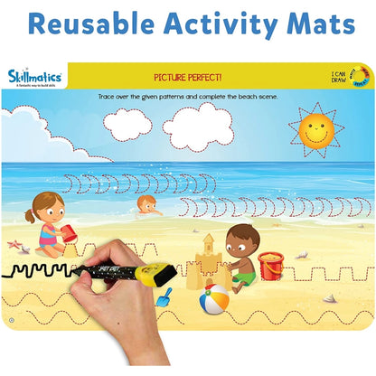 I Can Draw | Reusable Activity Mats (ages 3-6)