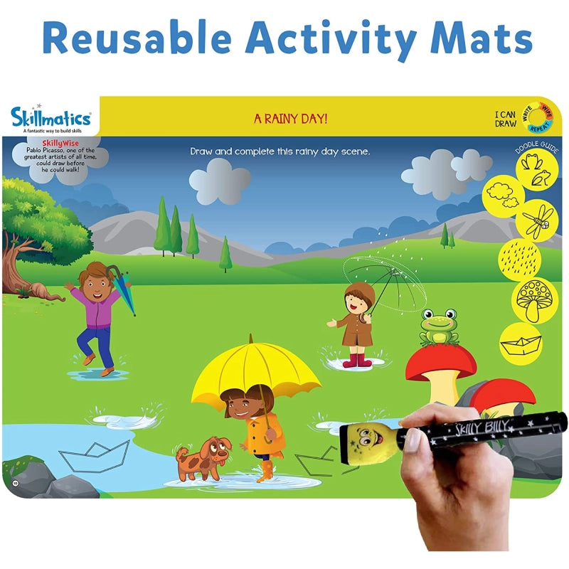 I Can Draw | Reusable Activity Mats (ages 3-6)