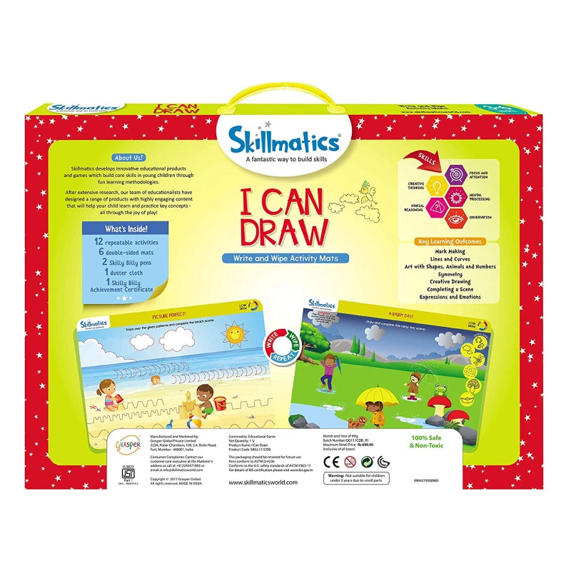 I Can Draw | Reusable Activity Mats (ages 3-6)