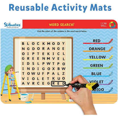 I Can Spell | Reusable Activity Mats (ages 3-6)