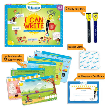 I Can Write | Reusable Activity Mats (ages 3-6)