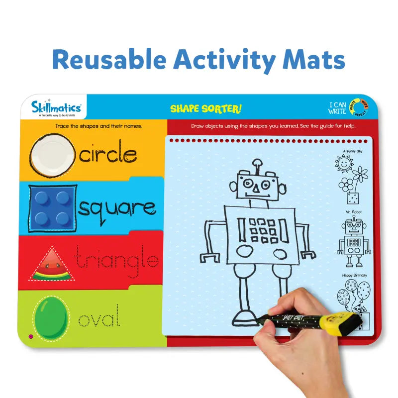 I Can Write | Reusable Activity Mats (ages 3-6)