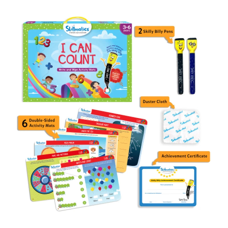 I Can Count | Reusable Activity Mats (ages 3-6)