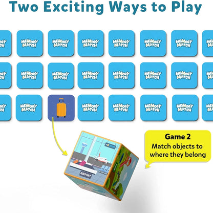 Memory Match: Where Things Belong | Board Game (ages 3-7)