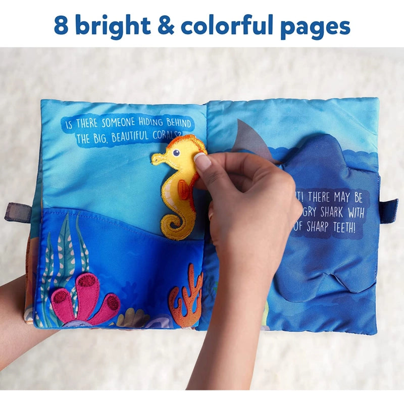 Peek-A-Boo : Underwater Animals | Interactive Cloth Book (6 months+)