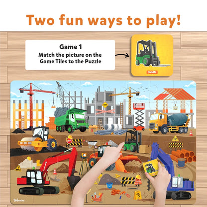 Piece & Play Construction Site | Jigsaw Puzzle (ages 3-7)