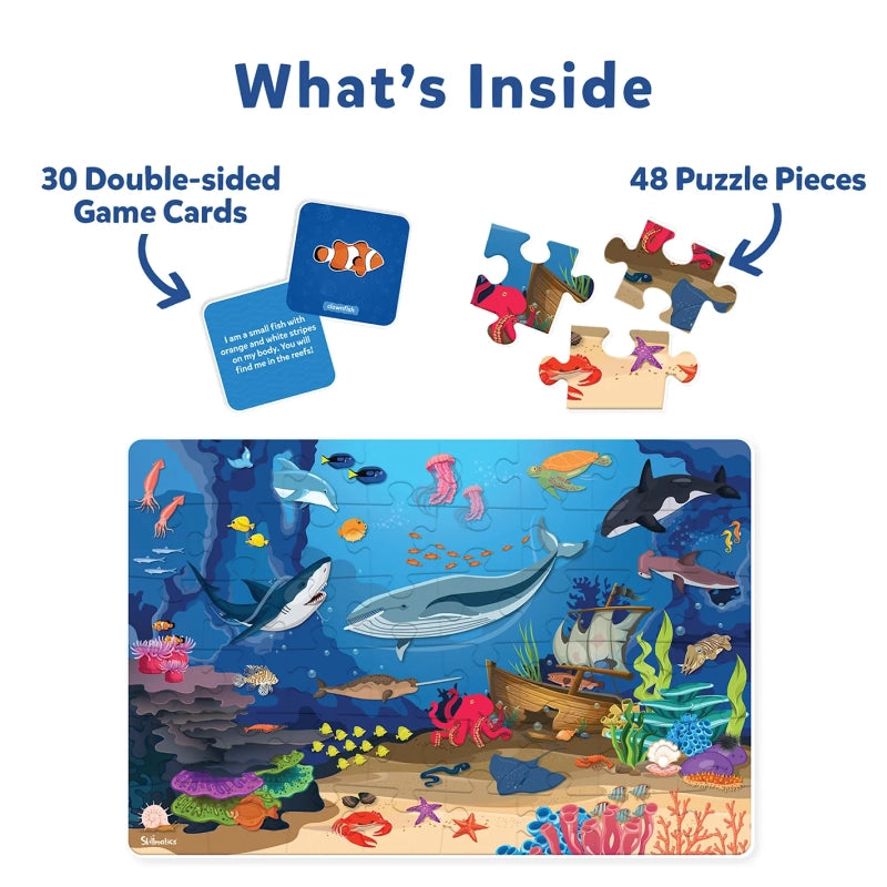 Piece & Play Underwater Animals | Jigsaw Puzzle (ages 3-7)