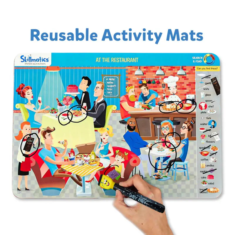 Search & Find | Reusable Activity Mats (ages 3-6)