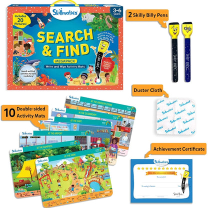 Search and Find Megapack | Reusable Activity Mats (ages 3-6)