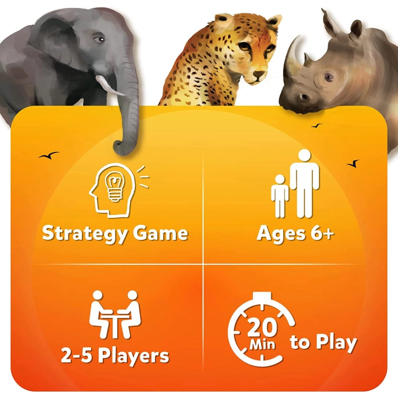 The Big 5 | Strategy Card Game (ages 6+)