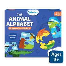 Animal alphabet puzzle box for kids ages 3 to 6 from The Animal Alphabet jigsaw puzzle