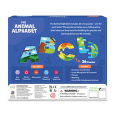 Animal alphabet puzzle box for kids ages 3 to 6 from The Animal Alphabet educational series