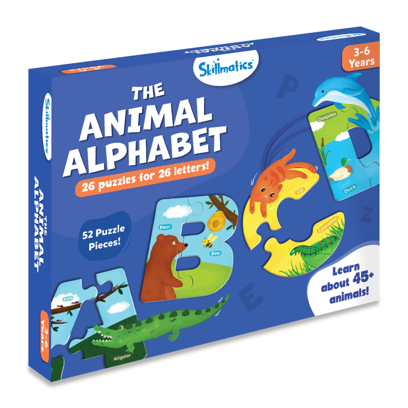 The Animal Alphabet | Fun & Educational Jigsaw Puzzle (ages 3-6)