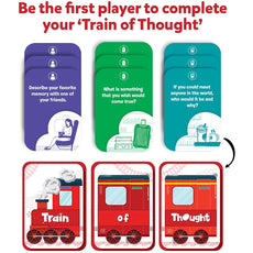 Train of Thought card game for family conversation starters ages 6 and up